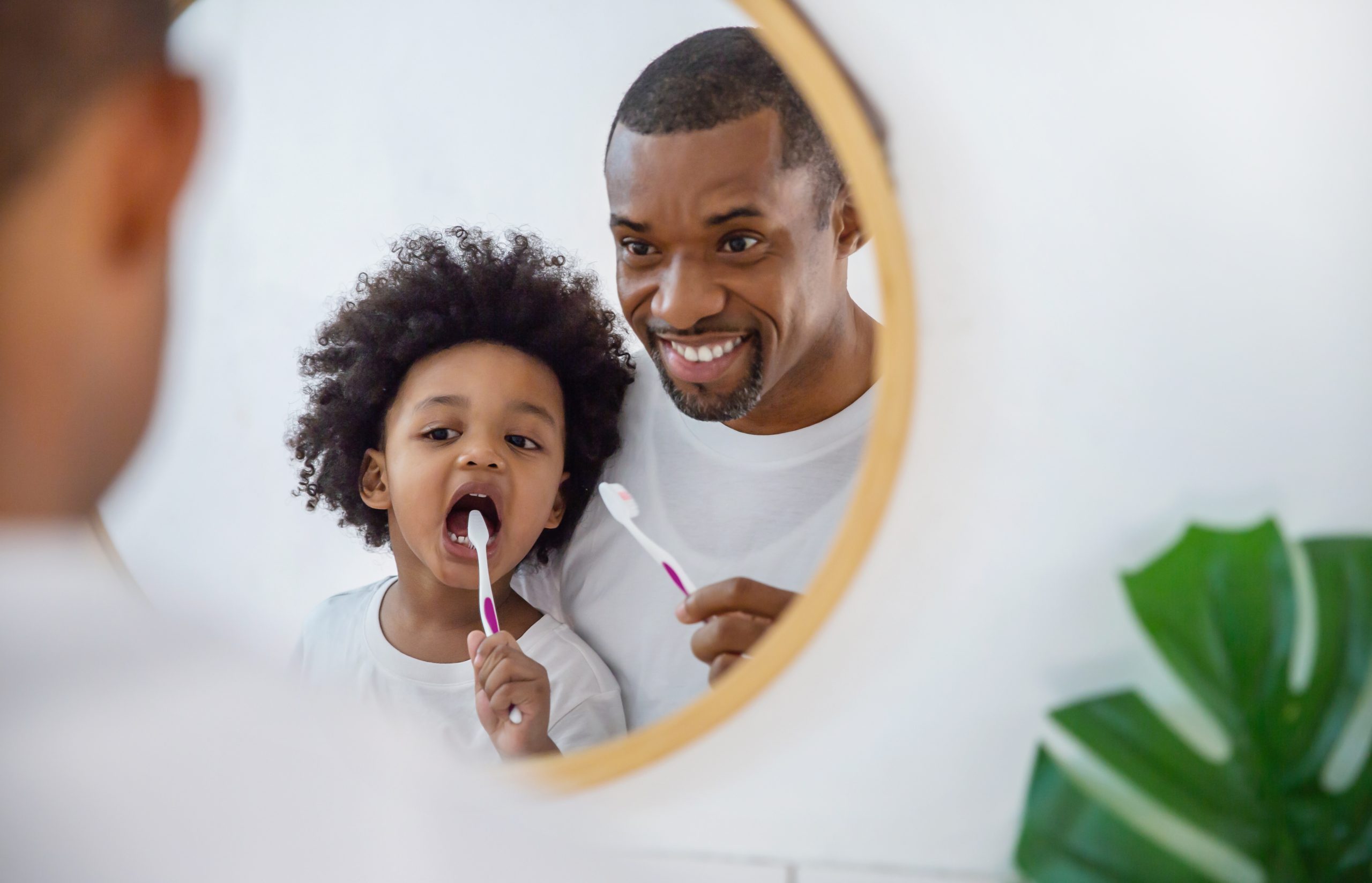 portrait,of,happy,family,black,african,american,father,and,son